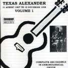 Vol. 1-Texas Alexander